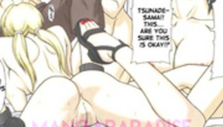 Naruto x Shikamaru x Temari x Tsunade Group Sex (Naruto)