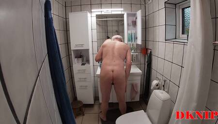 I'm in the bathroom