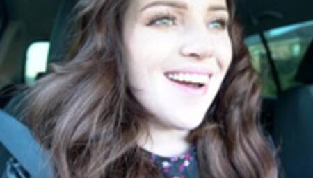 A girl gave a blowjob to a guy in a car in a parking lot / Dreamerxxx