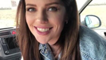 She gave her first blowjob in car