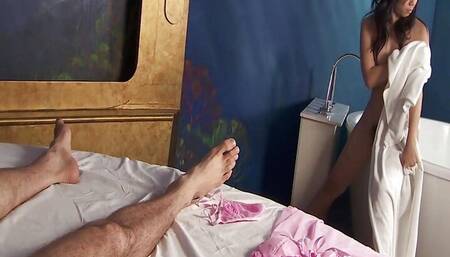 italian stallion rides small asia pony in her tight hole