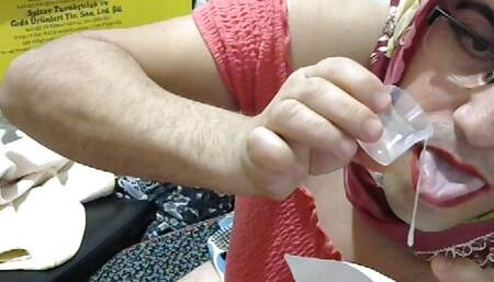 Turkish Crossdresser Beyza Cums in front of Live Cam