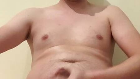 Guy jerking off