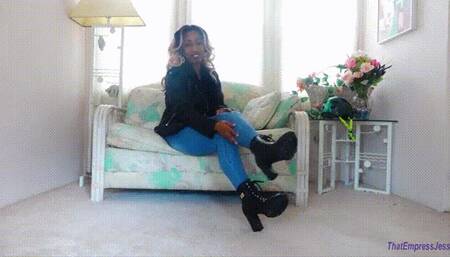 Sniff my sock  and stroke your cock