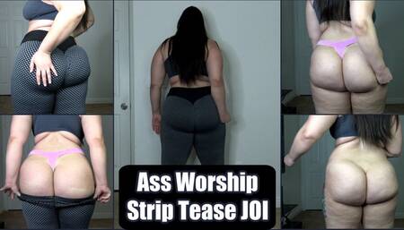 Ass Worship Strip Tease JOI