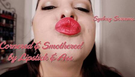Covered and Smothered by Lipstick and Ass - A Lipstick Fetish Scene featuring Ass Smothering, Femdom POV, BBW Face Sitting, and Upskirt - 720 WMV