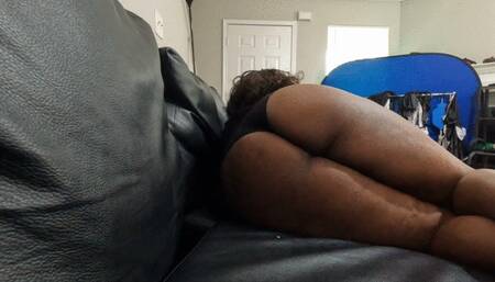 Tiny spying On Sleeping Giantess