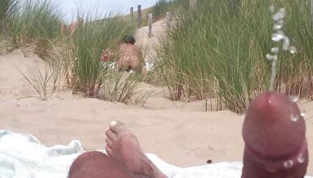 Pissing and cumming in public