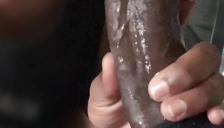 Ebony likes to smoke and suck my dick