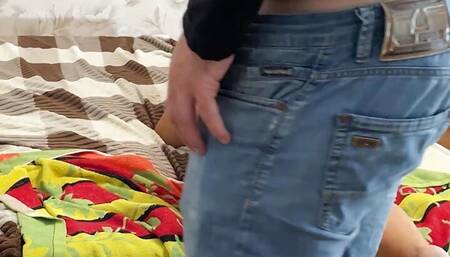 There's a hard cock in the old ass. Anal sex