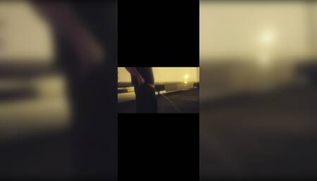 BamBam taking a quick piss wishing I was pissing on someome