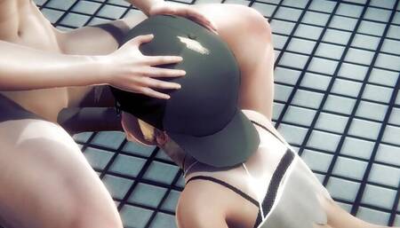 Yaoi Femboy - Rody hardsex in a toilet