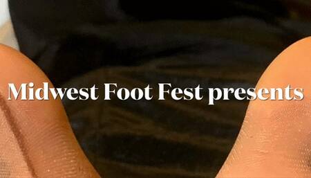 Miah Mullato Wrapped and Tickled in Nylons