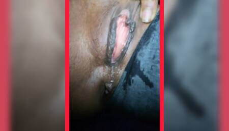 Quickie open pink pussy