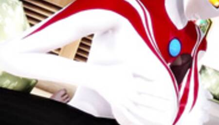 Ultrawoman Bearhug 3D Gameplay Animation