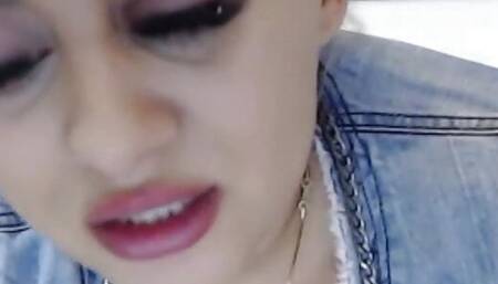 Horny teen home alone masturbation with dildo