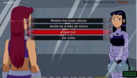 [Gameplay] Teen titans ep 29 Starfire ficou olhando gozar na blackfire