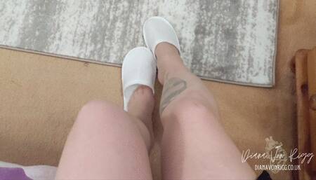 Footboy Rewarded with Nylon Worship