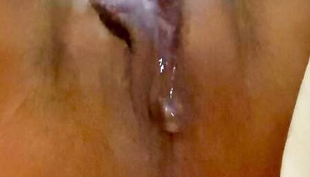 Edging my dripping pussy over your face