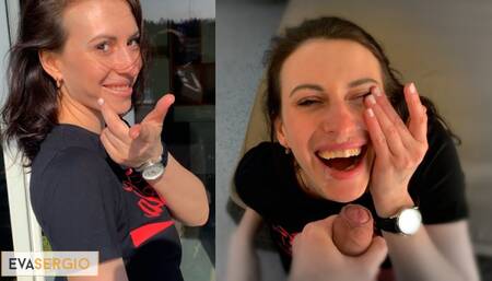 Hot Wife Loves Cum on her Face after Intense Doggy