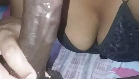Empregada negra casada chupando negao