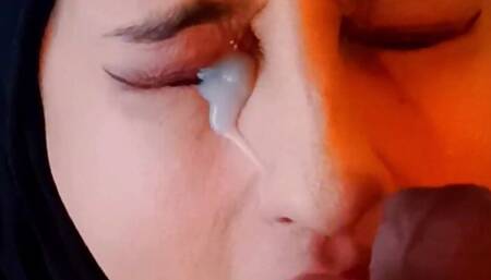 18 Year Old Degrading Blowjob & Huge Facial DO6