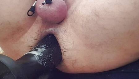Huge dildo Fuckmachine