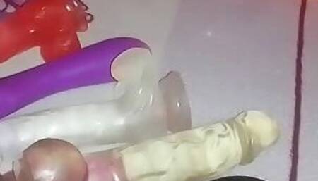 Cute stepsister fucked hard by five sex toys and vibrator till she Come too hard with huge creampie