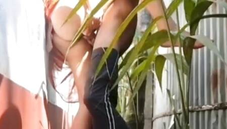 Village horny woman Sonali having Sex In Outside house In Hot mood