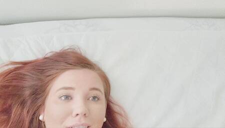 Horny Big Titted Redhead Shows Off