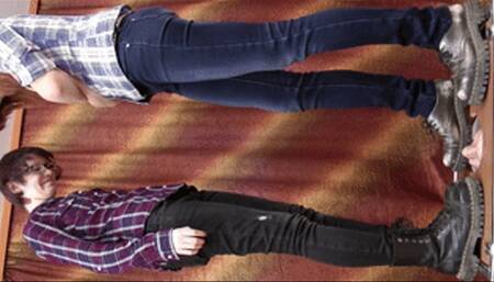 Teen girls tramples my face with Doc Martens shoes (part 1 of 6), flo110x 1080p