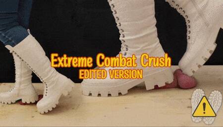 Painful Cock Crush CBT in White Boots with TamyStarly (Edited Version) - Bootjob, Ballbusting, Femdom, Shoejob, Crush, Ball Stomping, Foot Fetish Domination, Footjob, Cock  Board