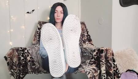 Bare Soles And Toe Wiggling