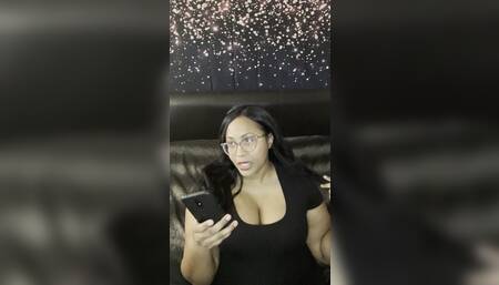 Ebony Girlfriend Likes Her Boss and Shames your small cock