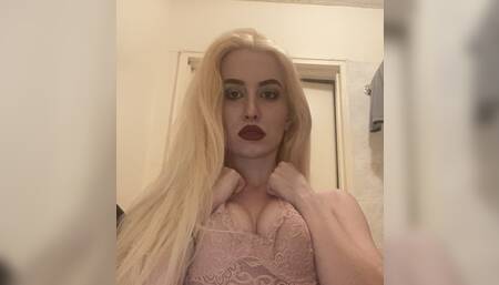 Solo Play in Lingerie