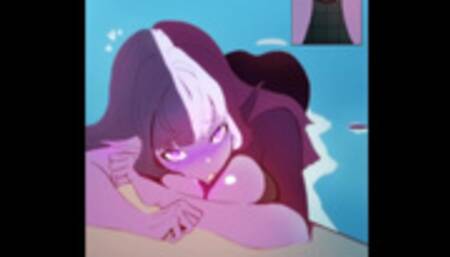 Fucktoy Arabella Gangbanged at Public Pool - Vtuber AUDIO/ASMR