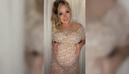 Surprise! You got me pregnant! How do I look? Do you want to breed me again?