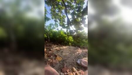 POV Dreamy Blow Job Outside On Tropical Beach