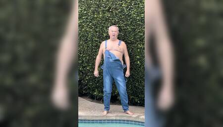 Fuck Buddy Bob gets fucked by PapaG poolside.