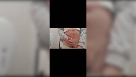 Master Ramon pisses, spits and jerks off in hot sexy tight white shorts, delicious