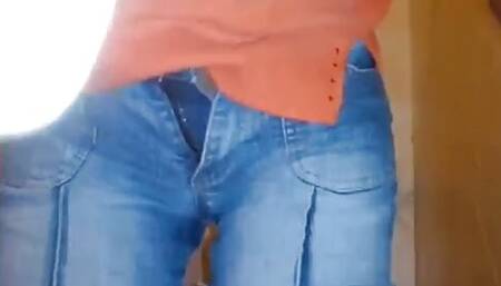 Jamaican school girl in hello kitty panties showing off ass and pussy