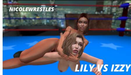 TOPLESS PRO WRESTLING: LILY VS IZZY
