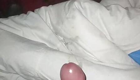 Young boy cum