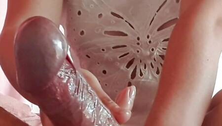 Pissing and Squeezing Handjob - Liljaswitch