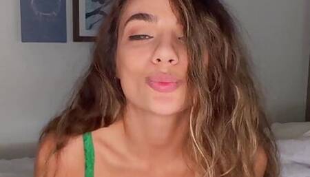 Turkish college girl playing with dildo