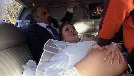 Brunette Diane Chrystal is a slutty bride who loves to fuck