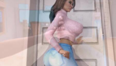 Sexbot - Day 3 - she went so Deep - Riding the Dildo - Sitting on a Dragon Anal Vibrator