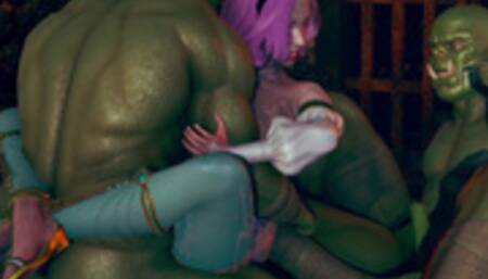 Female Fortune Teller × Ork - Training Days