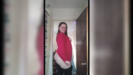 My slutty red top and heels