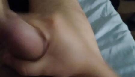 Cum shot jerk off watching porn close up masturbation